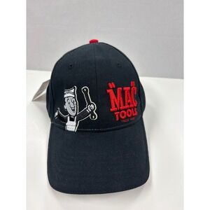 Mac Tools Black Embroidered Baseball Cap Hat HTT Tops In Tools Since 1938 MD/LG